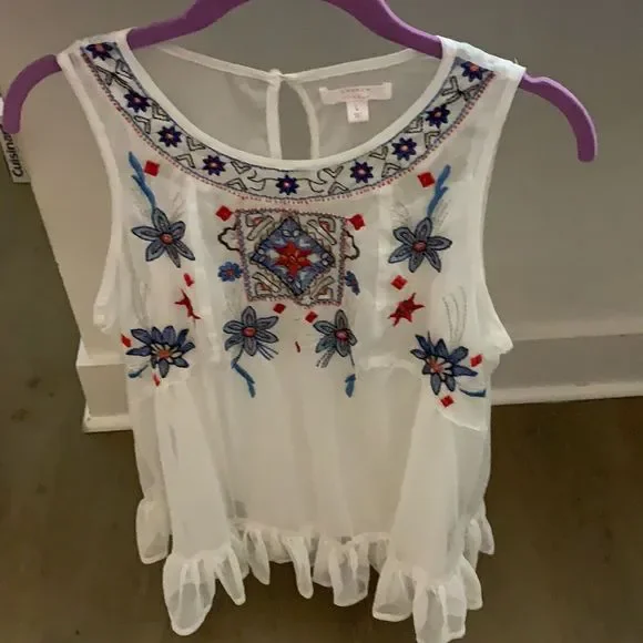 LC Lauren Conrad | Tops | Lauren Conrad Pretty Sleeveless Sexy Shirt Shell For 4th Of July Festivities | Poshmark LC Lauren Conrad | Tops | Lauren Conrad Pretty Sleeveless Sexy Shirt Shell For 4th Of July Festivities | Poshmark